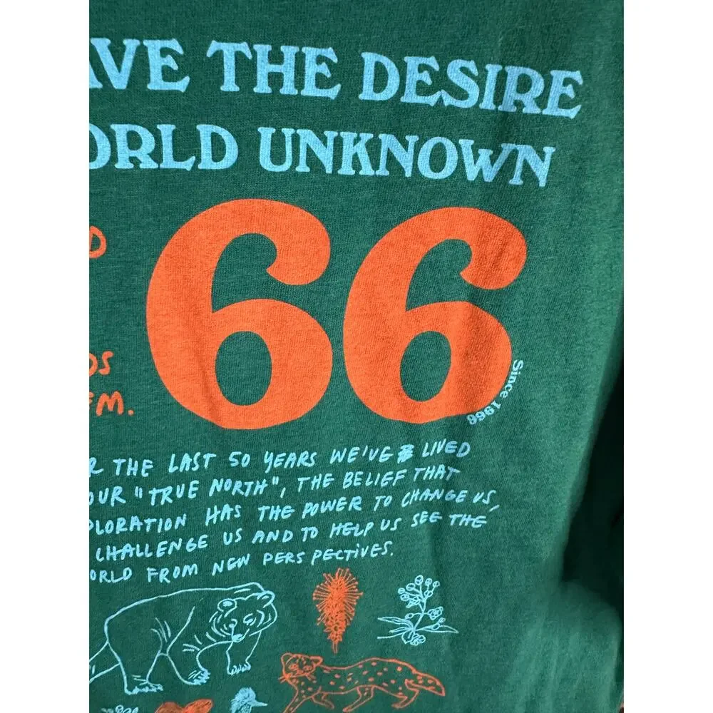 Urban outfitters The North Face Teal and Green Medium 66 t-shirt
